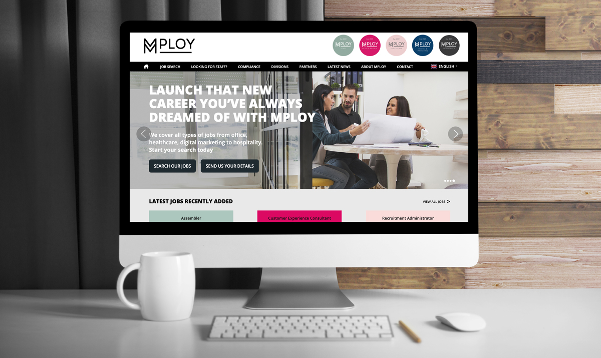 MPLOY Home Page Design