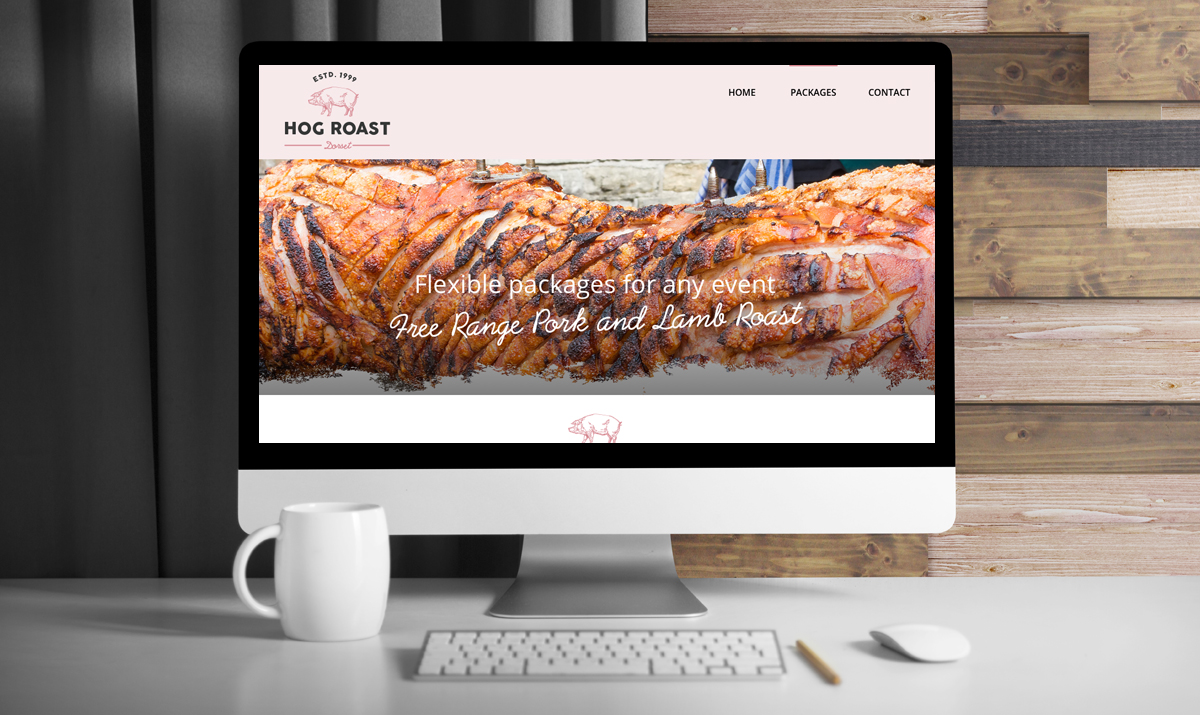 Dorset Hog Roast Website Home Page