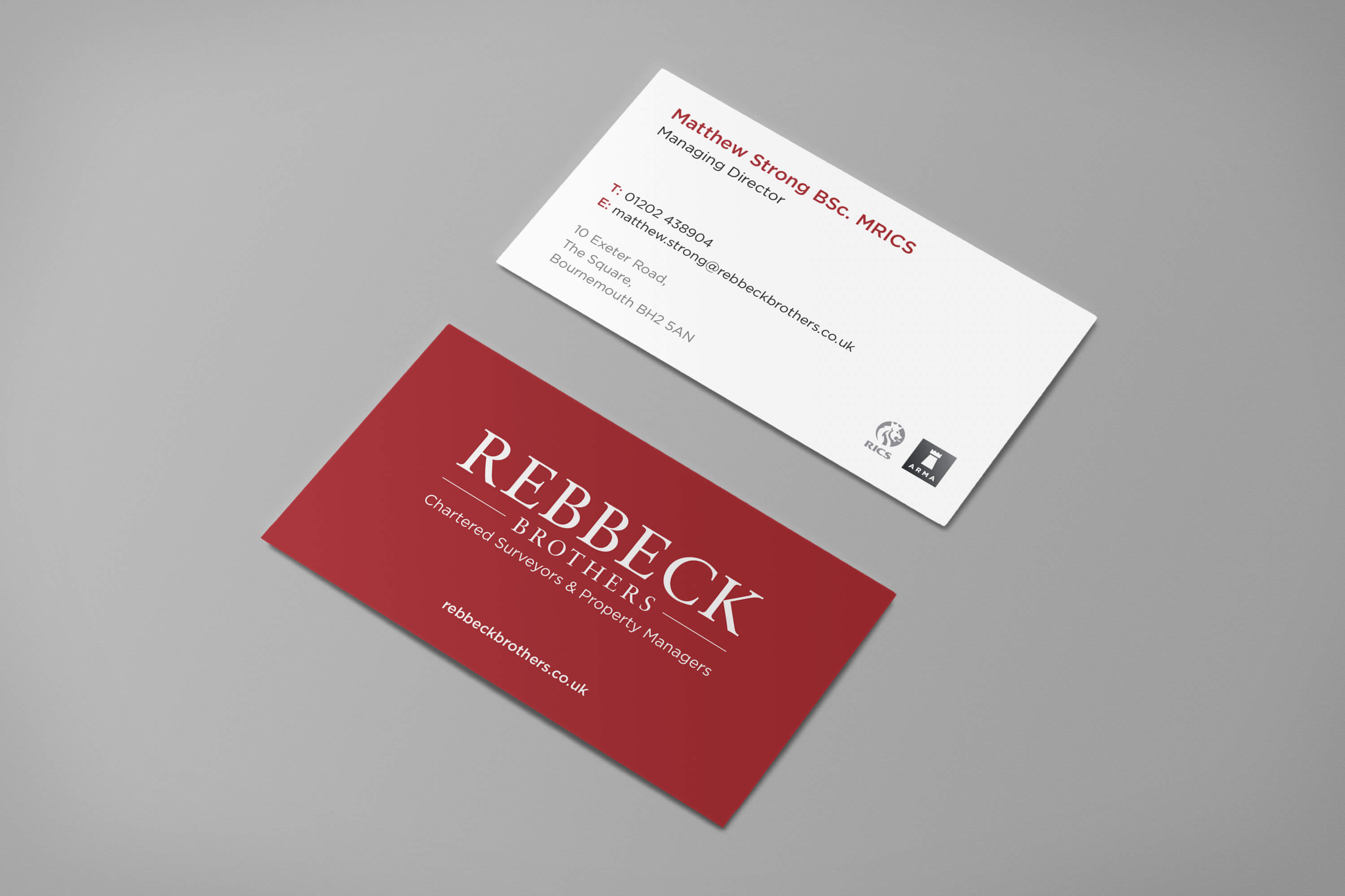 Rebbecks business Cards